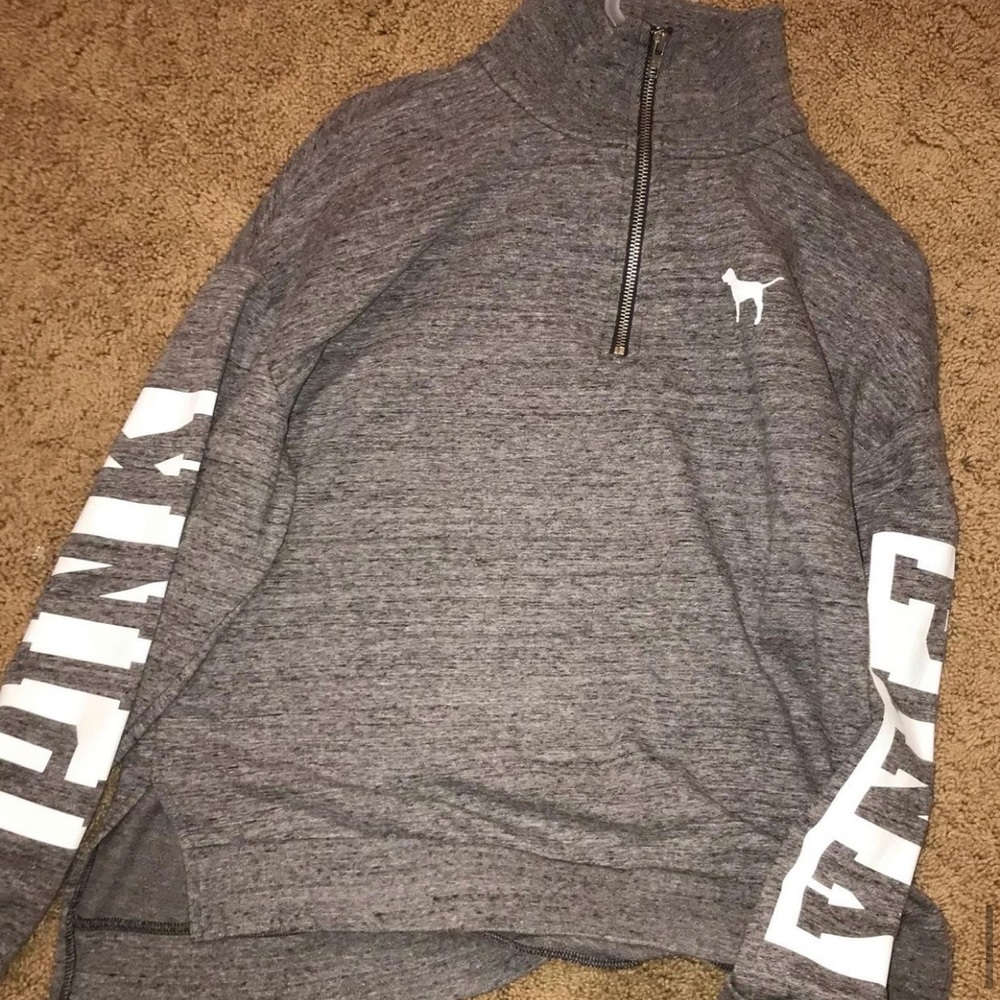zip up PINK brand hoodie size XS